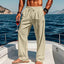 Pantalones de yoga de lino para hombre en 16 colores para primavera/verano