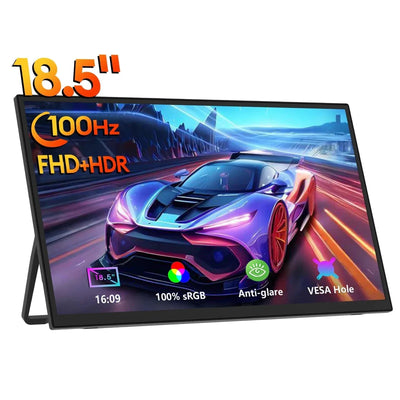 ZEUSLAP 18.5" Portable Gaming Monitor - 1920x1080P, 100Hz