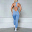 Mono sin mangas con cremallera para mujer para ropa activa