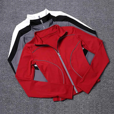 Veste de yoga réfléchissante pour femmes avec protection UV