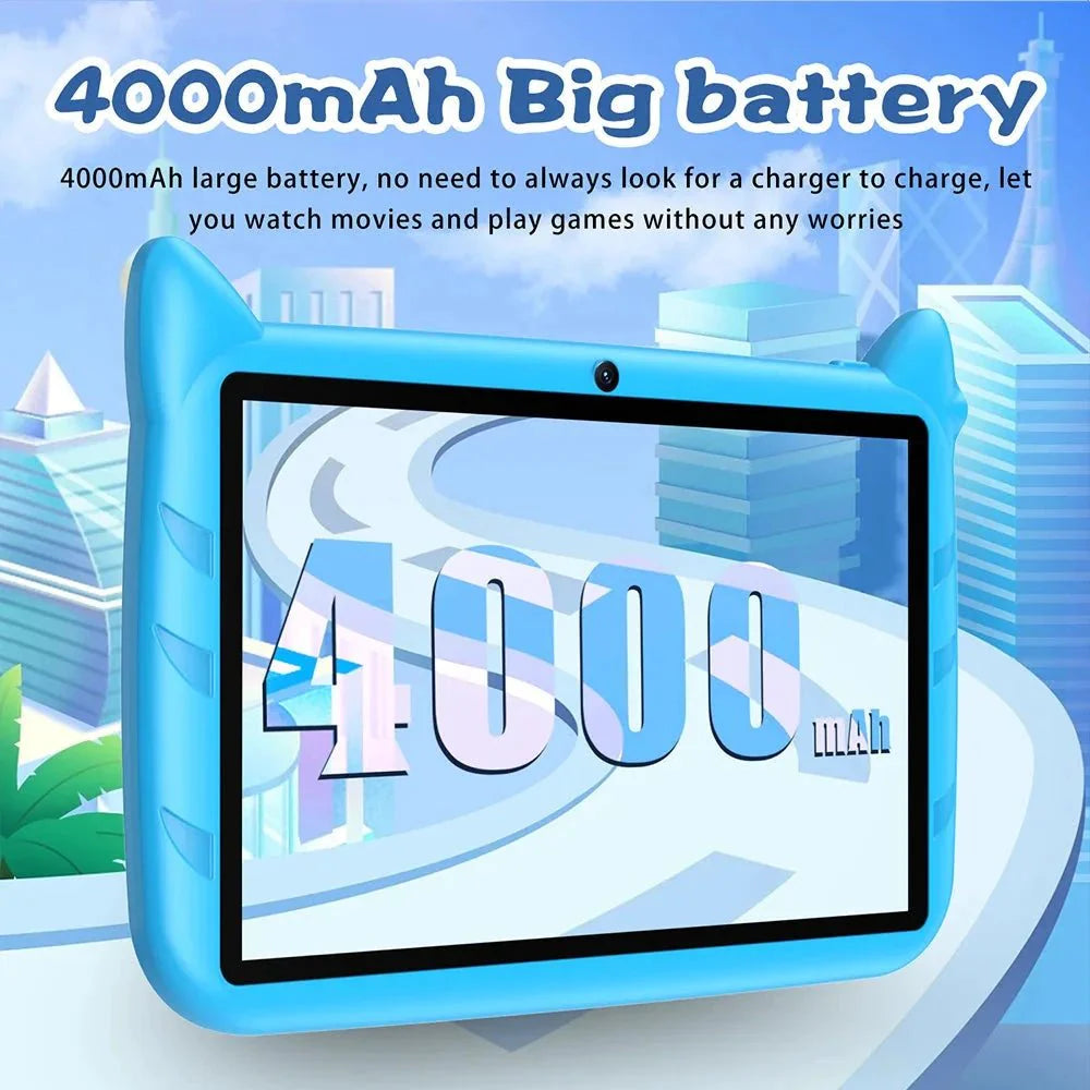 BDF 7 Inch Kids Tablet - Android 13, 4GB RAM, 64GB Storage
