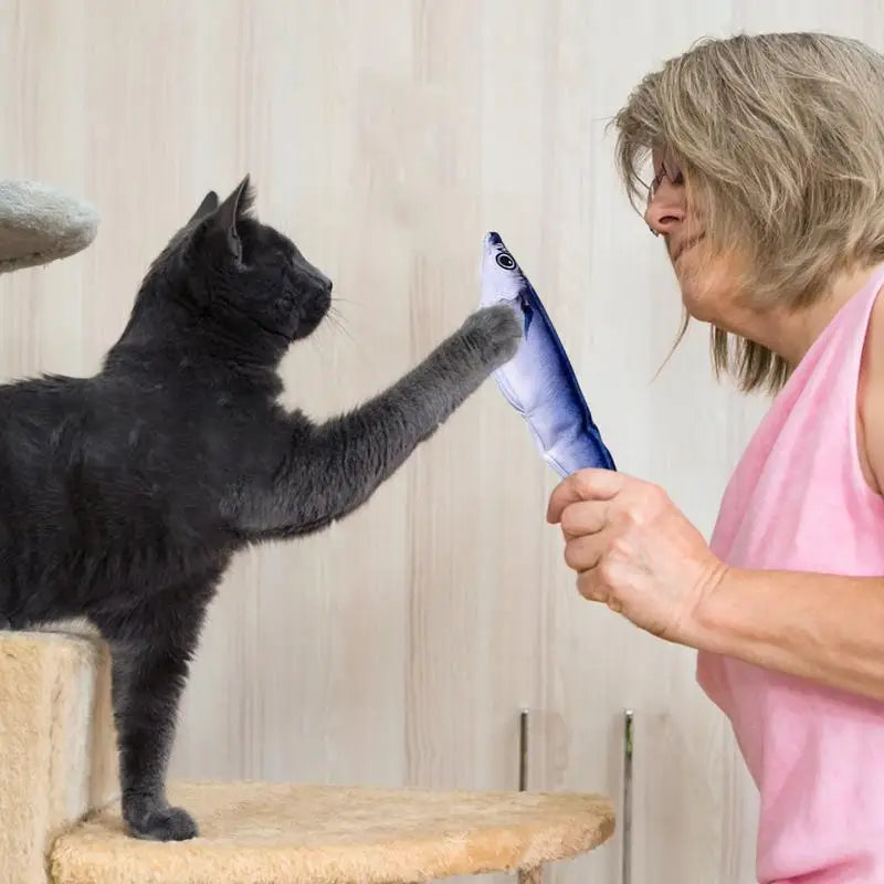 Floppy Fish PlayMate - Interactive Cat Toy