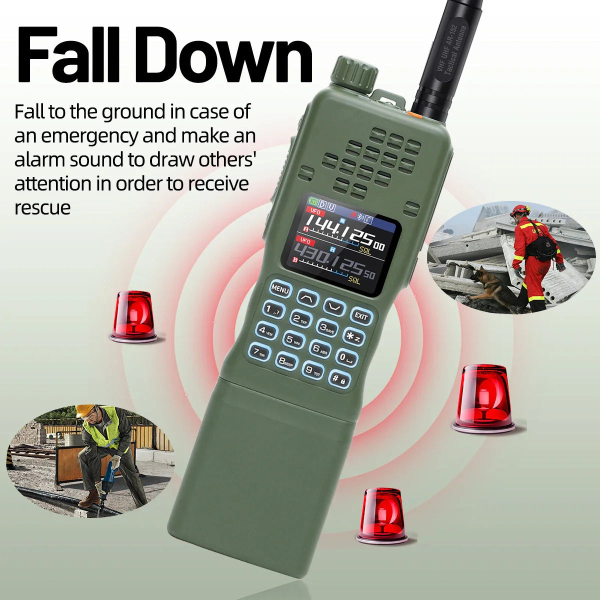 BAOFENG AR-152 PRO 10W GPS Bluetooth Radio Bidireccional