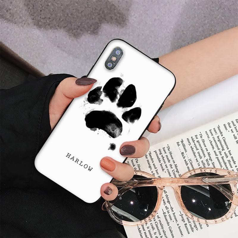 Dog Paw Print Phone Case for iPhone - Stylish & Protective