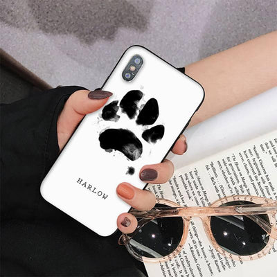Dog Paw Print Phone Case for iPhone - Stylish & Protective