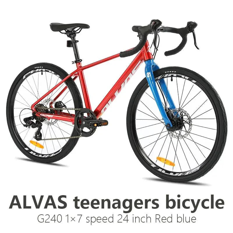 YUZE G240 7-Speed Aluminum Disc Brake Bicycle for Students