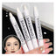 Crayon à paupières mat - Eyeliner blanc et enlumineur argenté scintillant
