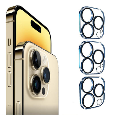 3PCS Tempered Glass Camera Lens Protector for iPhone