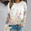 Sudadera Y2K con estampado de flores en 3D - Moda femenina