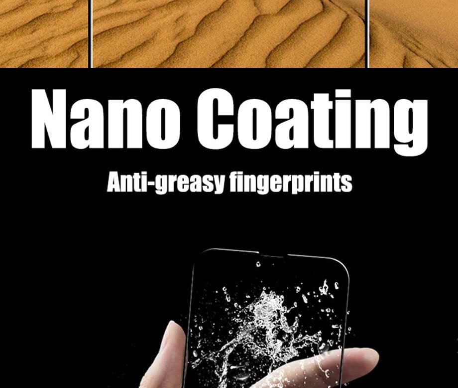 4Pcs Full Cover Tempered Glass Screen Protector for iPhone