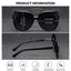 Gafas de sol polarizadas de marco de mariposa degradado para mujeres BARCUR