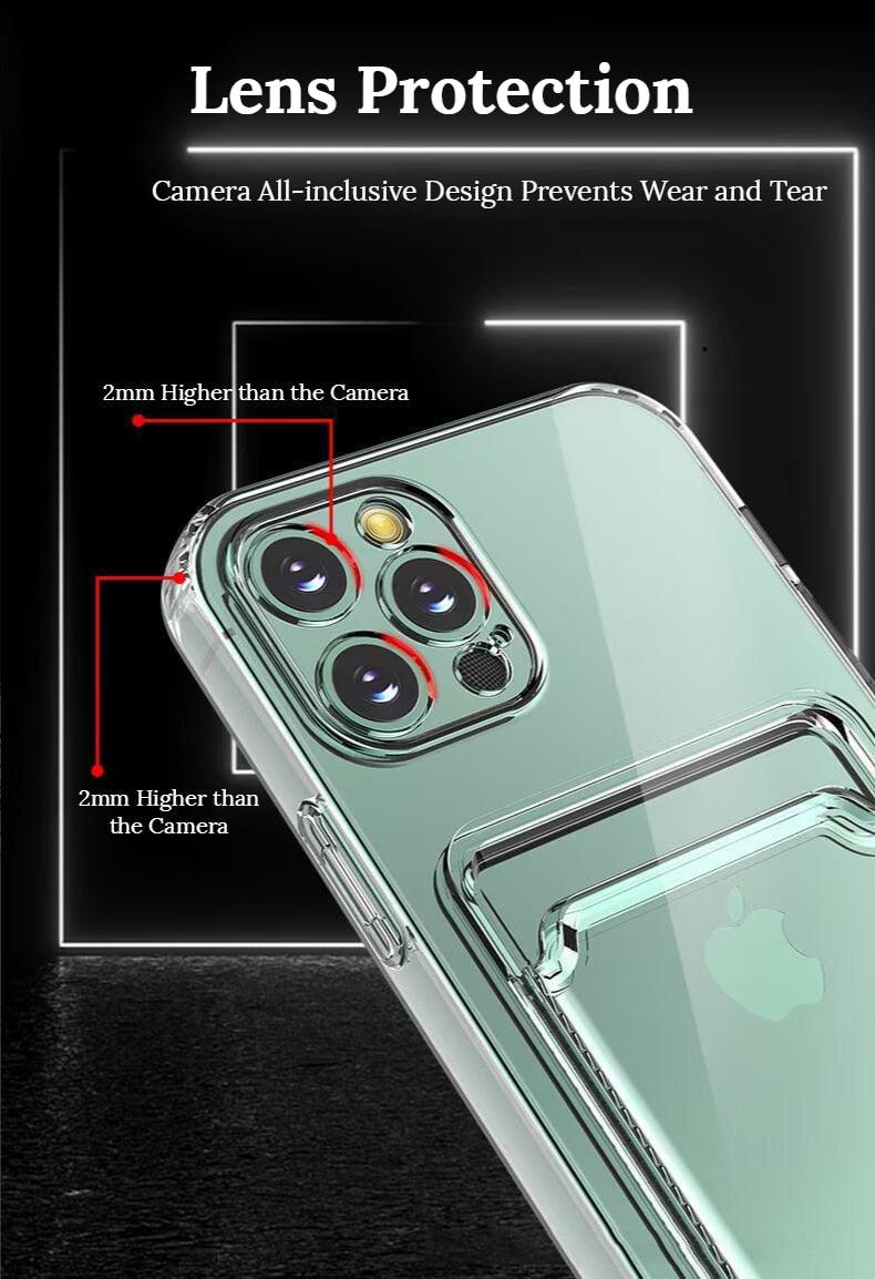 Premium Mini Wallet Card Holder Case for iPhone