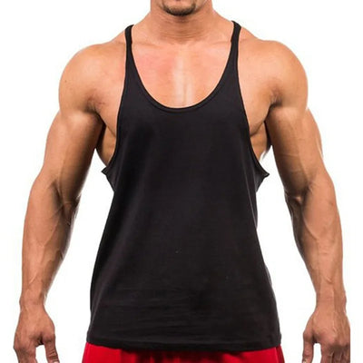 Premium Cotton Sleeveless Jogger Gym Tank Top