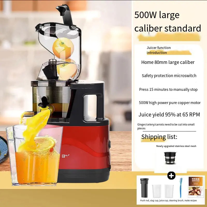 Machine à jus automatique à haute extraction pour un usage domestique