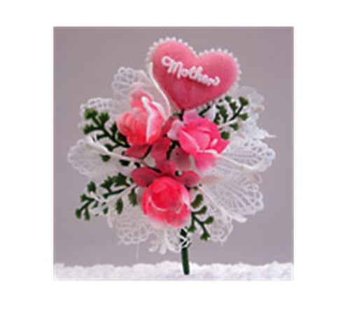 Elegantes Adornos de Pastel para el Día de la Madre - 6 o 24 Piezas