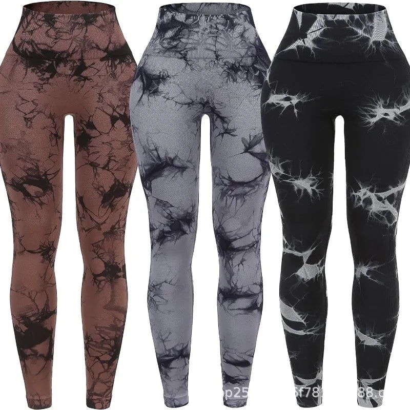Leggings de Yoga de Cintura Alta Sin Costuras FlexFit