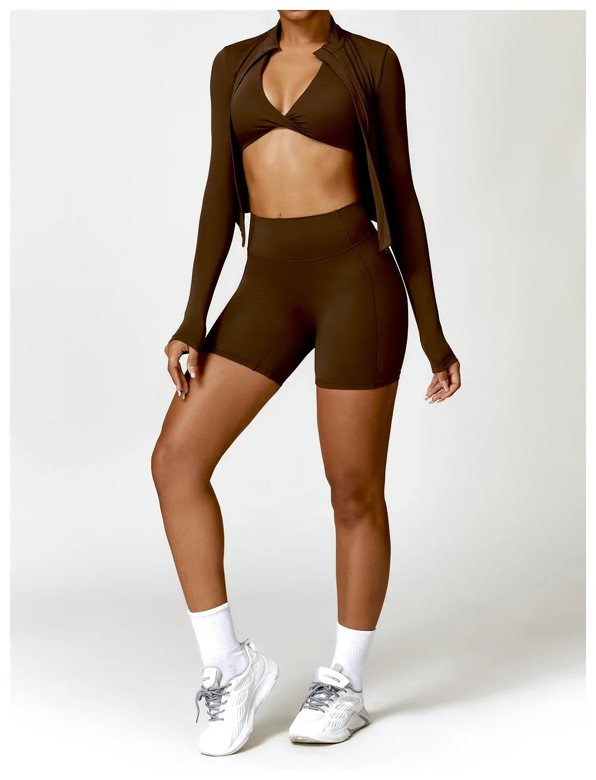 Veste de sport zippée pour femmes