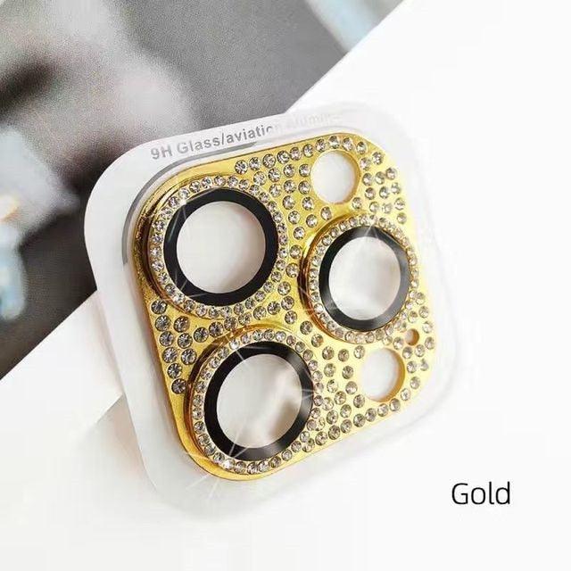 Premium Shiny Camera Lens Protector for iPhone 11 to 14 Pro