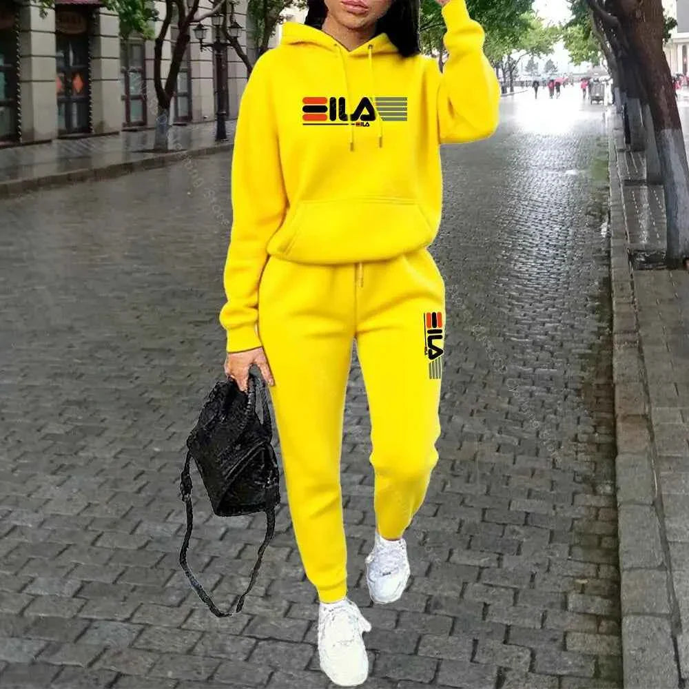 Ensemble de sweat à capuche et pantalon de luxe pour femmes