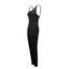 Elegant Black Backless Sling Jumpsuit for Women