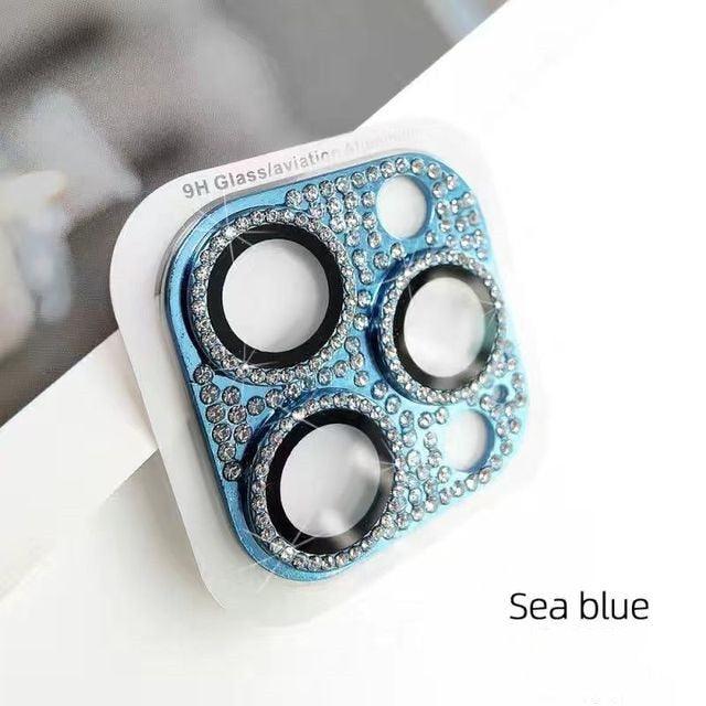 Premium Shiny Camera Lens Protector for iPhone 11 to 14 Pro