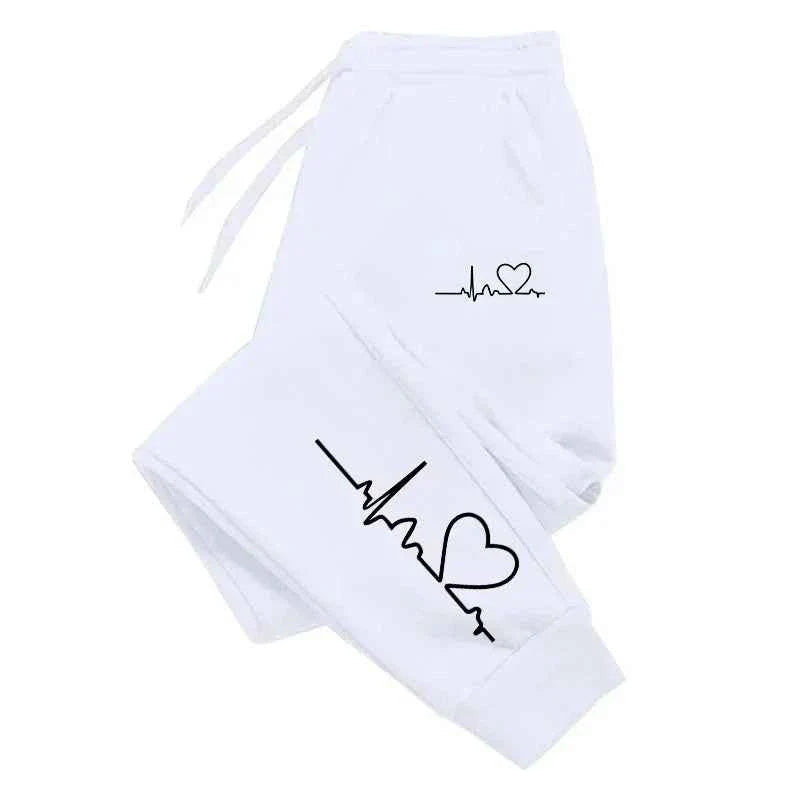 Heart Print Women's Sweatpants