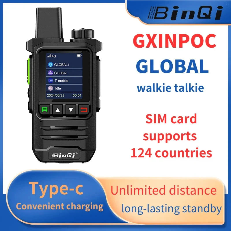 BINQI-K6 Talkie POC 4G - Dispositif de communication mondial