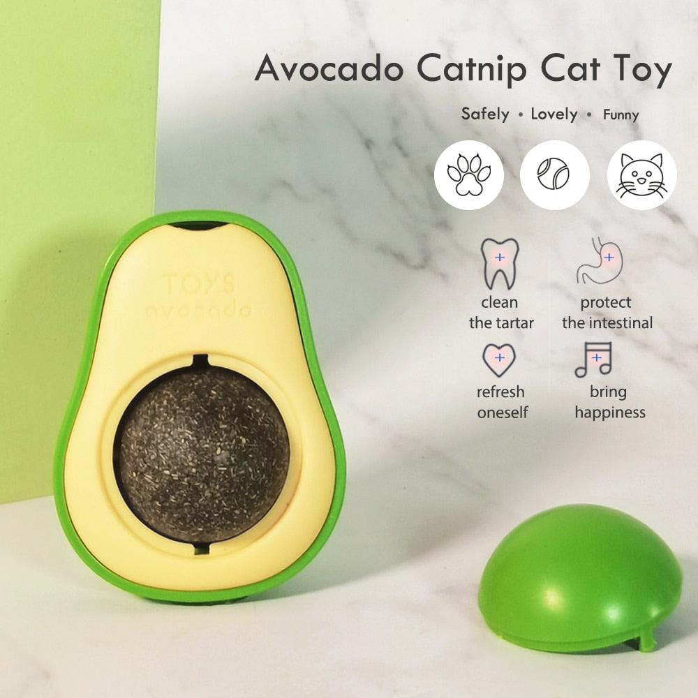 Balle Murale en Cataire Avocat - Jouet Interactif pour Chats