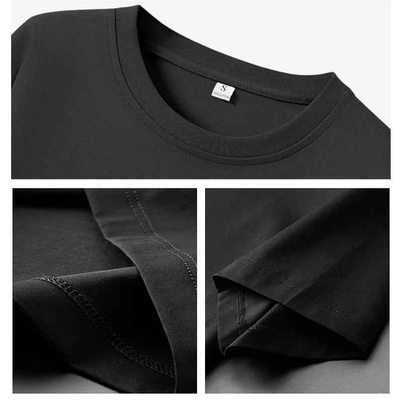 YEAE Camiseta Clásica de Algodón Pesada - Comodidad Versátil