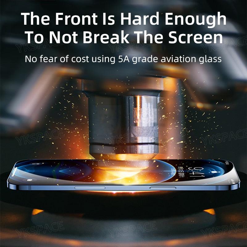 Protector de Pantalla de Vidrio Templado Anti Luz Azul en Paquete de 2 para iPhone