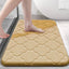 Tapis de bain en mousse à mémoire d'eau absorbante et antidérapant