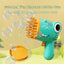 40 Hole Dinosaur Bubble Machine - Electric Bubble Gun for Outdoor Fun