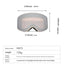 Lunettes de ski et de snowboard premium avec protection UV 400