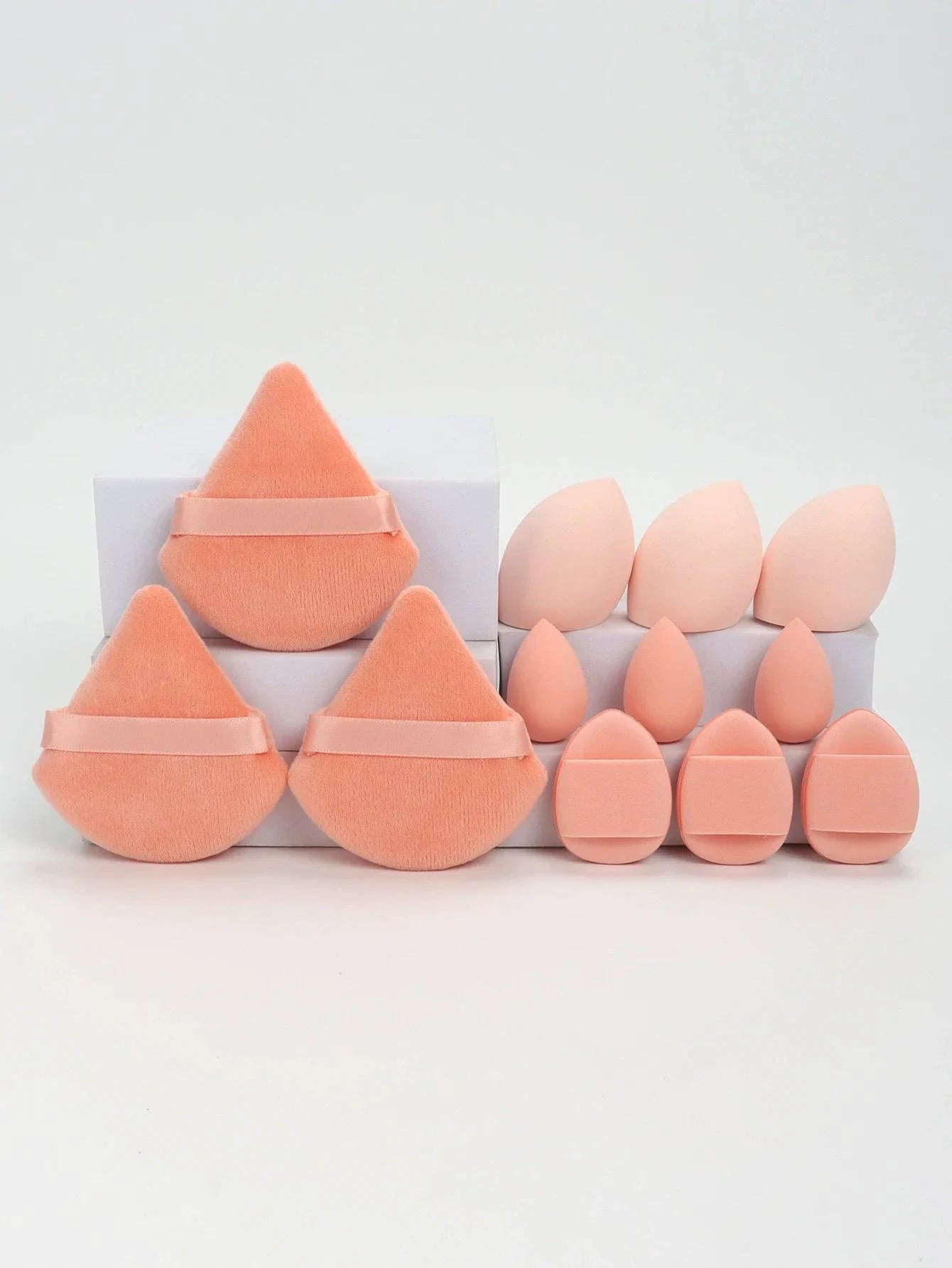Juego de 12 Esponjas de Maquillaje Multiusos