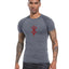 Camisa de compresión estampada para hombre - Camiseta de entrenamiento de verano