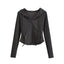 Lucyever Y2K Slim Fit Cropped Zip-Up Hoodie
