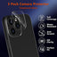 Protecteur d'objectif en verre trempé 3PCS pour iPhone