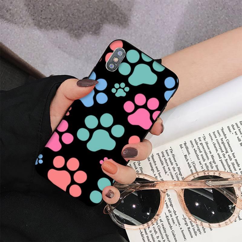 Dog Paw Print Phone Case for iPhone - Stylish & Protective