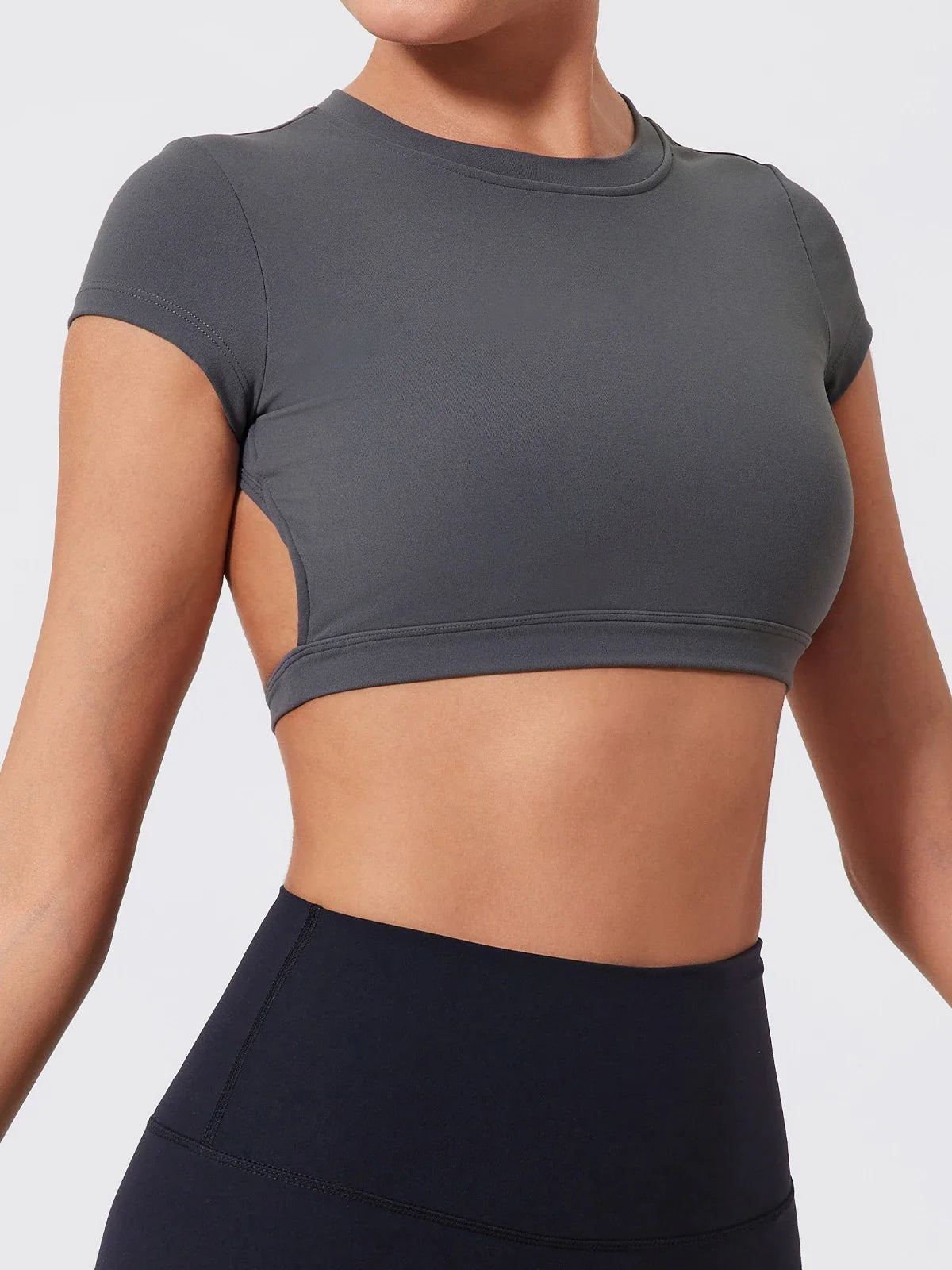 Crop Tops de Yoga Premium de Secado Rápido para Ropa Deportiva