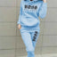 Ensemble de sweat à capuche et pantalon de survêtement de luxe pour femmes