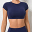 FlexiFit Women's Backless Crop Gym Top