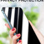 Protector de Pantalla Privado de Vidrio Templado Antirreflejo 200D para iPhone