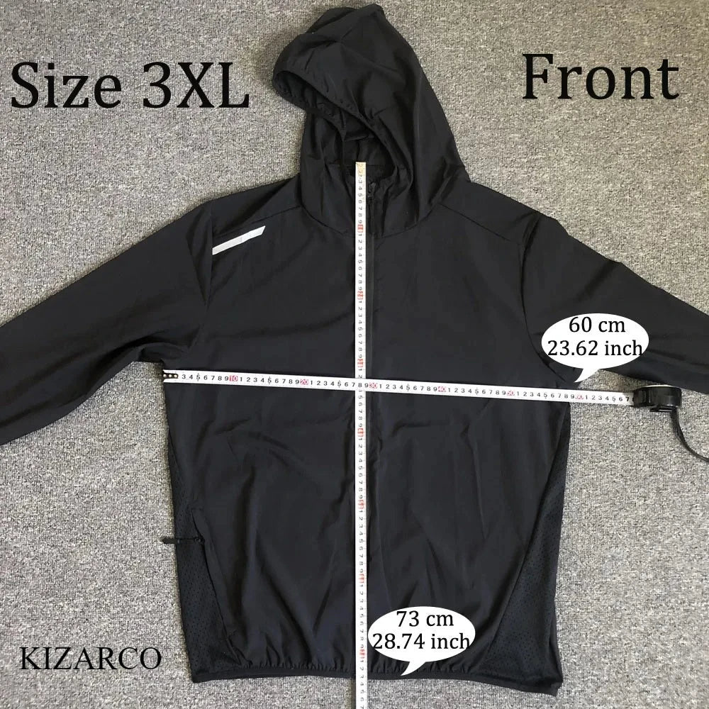 Veste de course à capuche premium