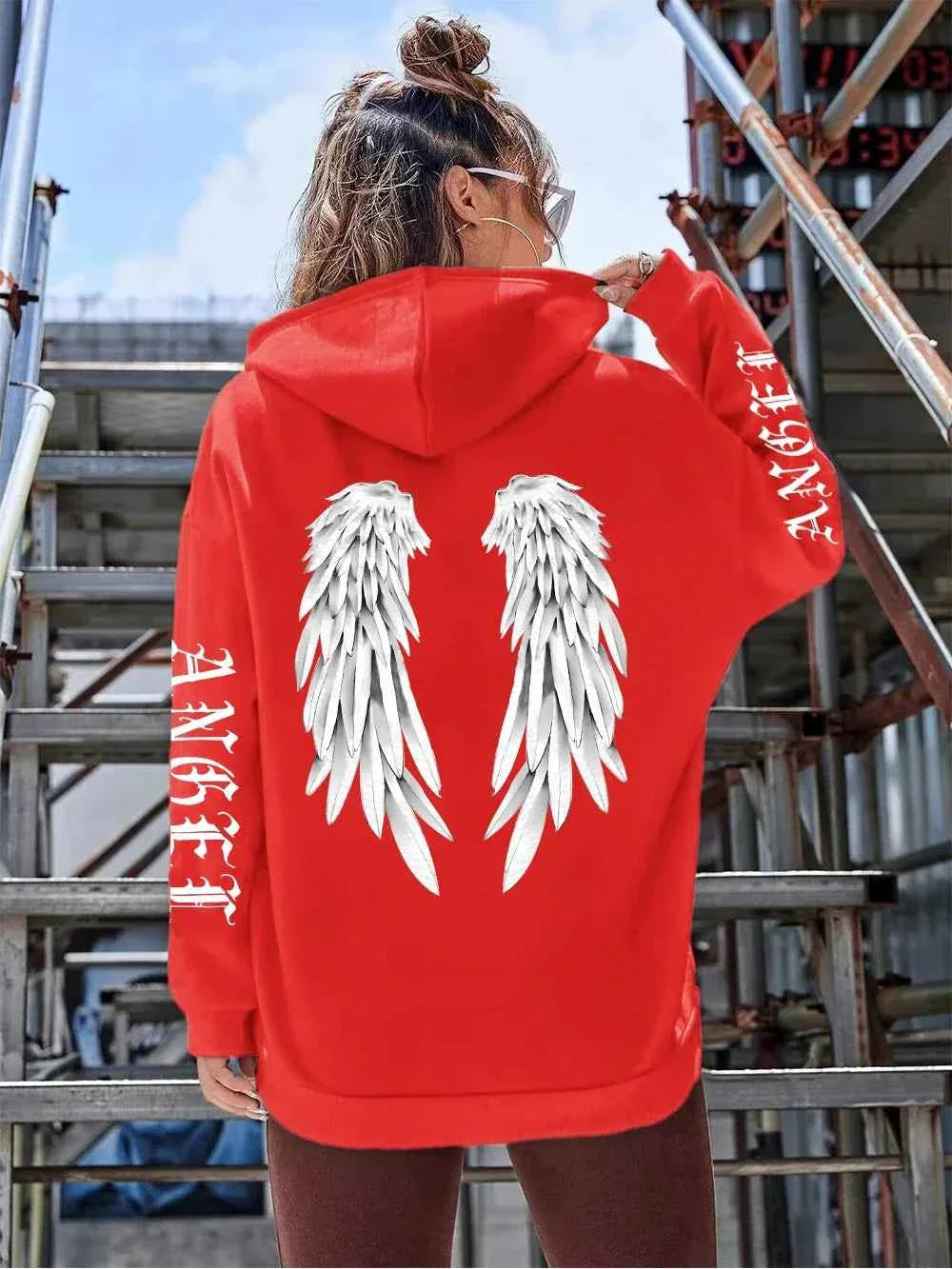 Sweat à capuche Femme Ailes d'Ange