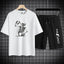 Men's Waffle Summer Casual Tracksuit Set