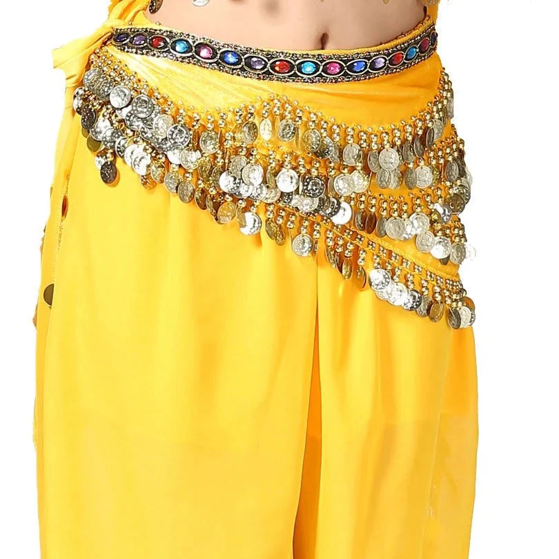 Vila&Yomi Premium Belly Dance Belt with Crystal Accents