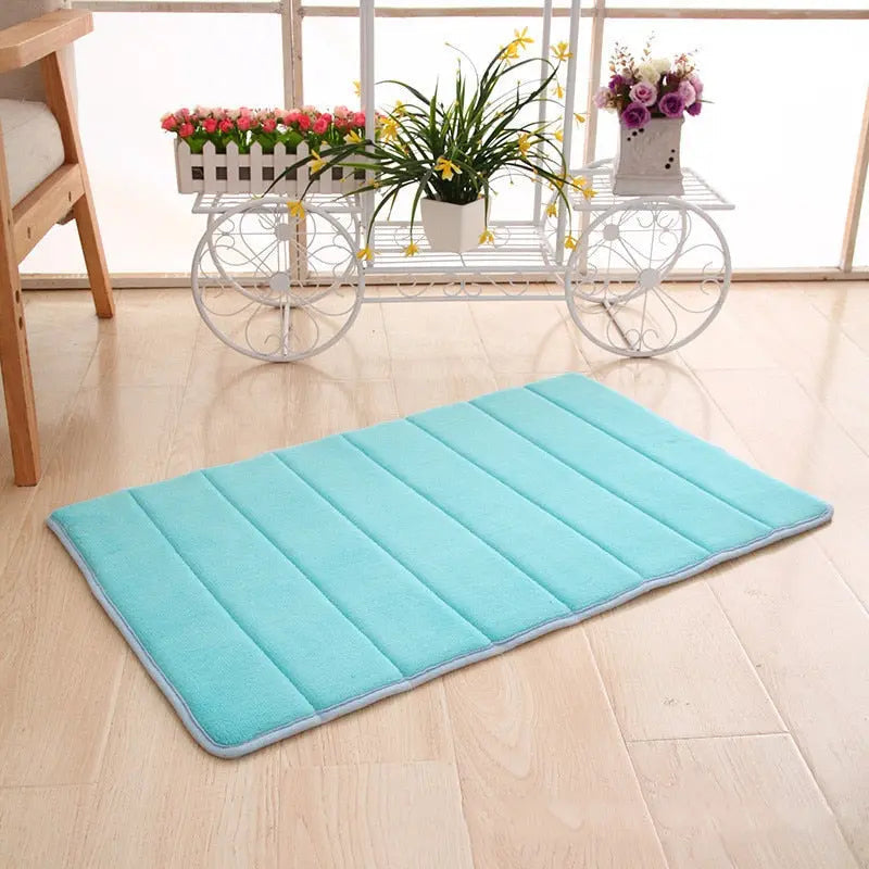 Tapis de bain en mousse à mémoire super absorbante