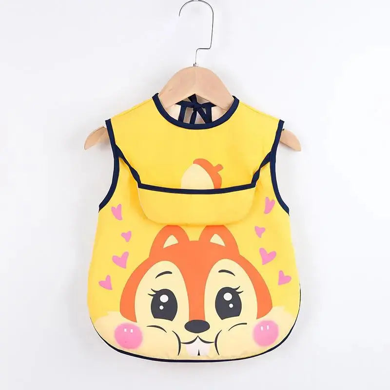Bavoir imperméable à manches longues premium pour enfants