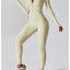 Premium Long Sleeved Yoga Jumpsuit with Zipper