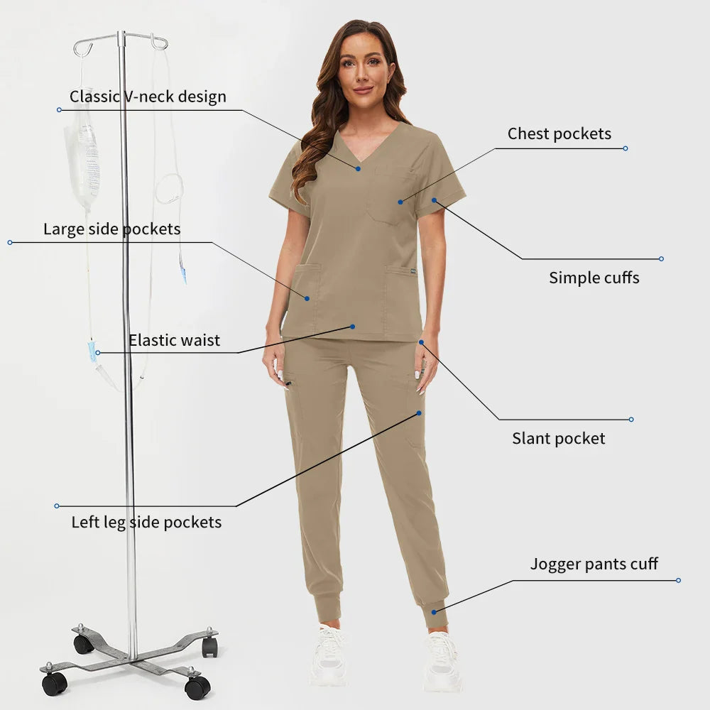 Unisex Medical Surgical Scrub Sets for Professionals